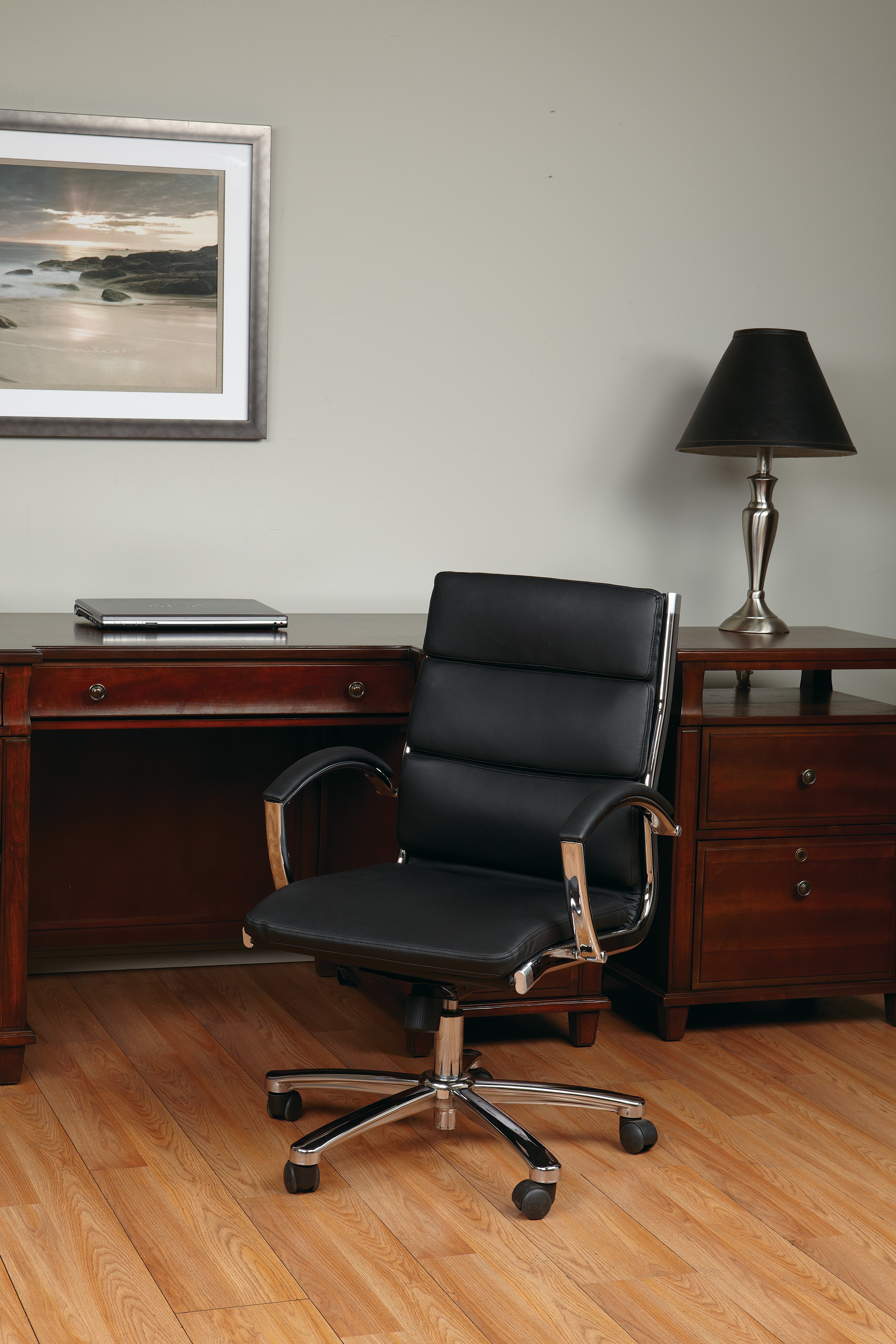 Mid Back Exec Faux Lthr Chair
